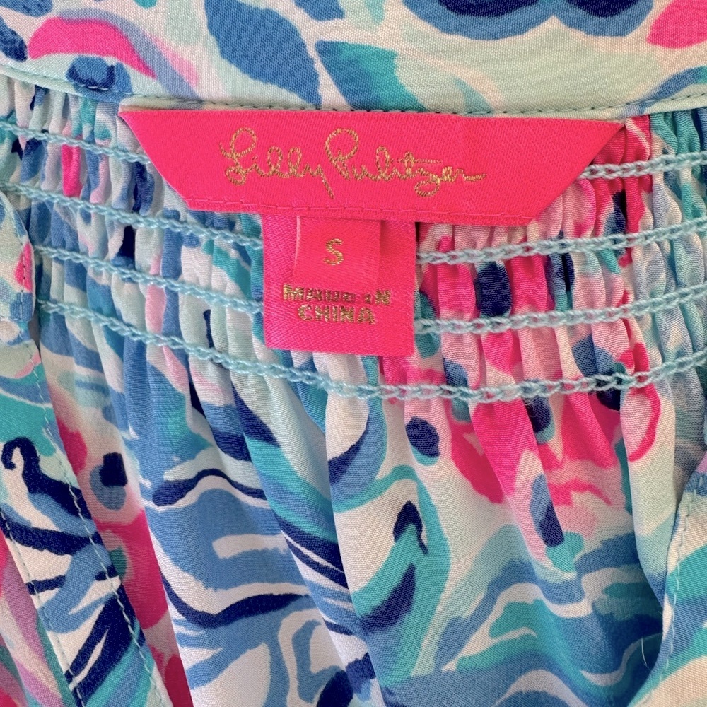 NWOT Lilly Pulitzer Elsa Silk Top - Picture 6 of 7
